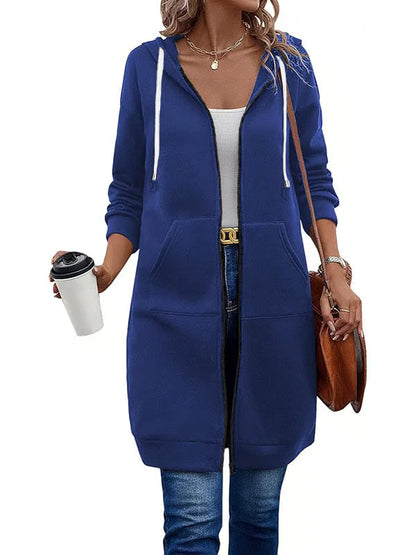 Casual Zip Up Fleece Hoodies ~ Soft warmth you’ll wear every day.