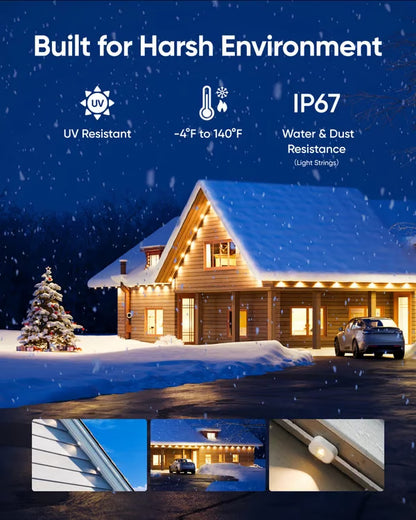 Rainbow LED Outdoor Light ~ Turn every night into a neighborhood festival.
