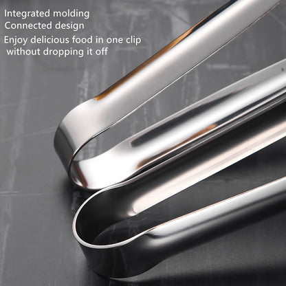 Stainless Steel Kitchen Tongs ~ Grip, Flip, and Serve with Ease