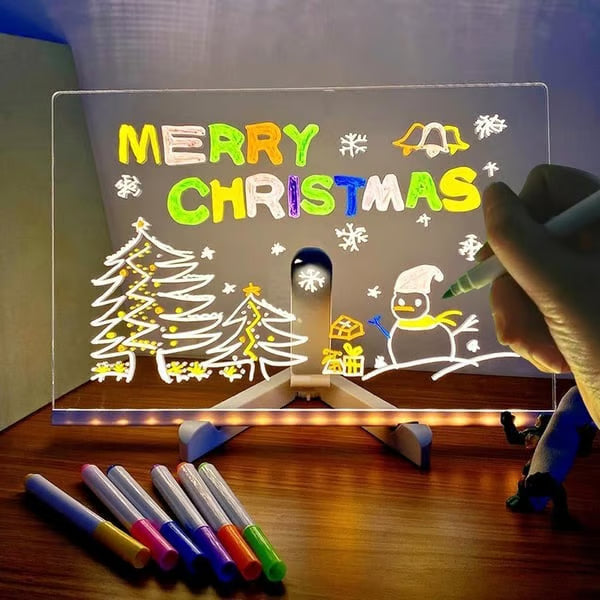 LED Message Board ~ Santa-approved creativity for kids who love to draw.