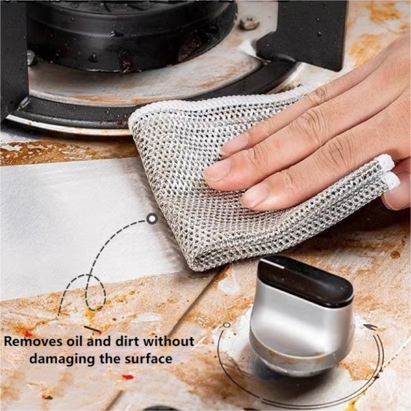 Miracle Wire Cleaning Cloth ~ Tough on Grime, Gentle on Surfaces