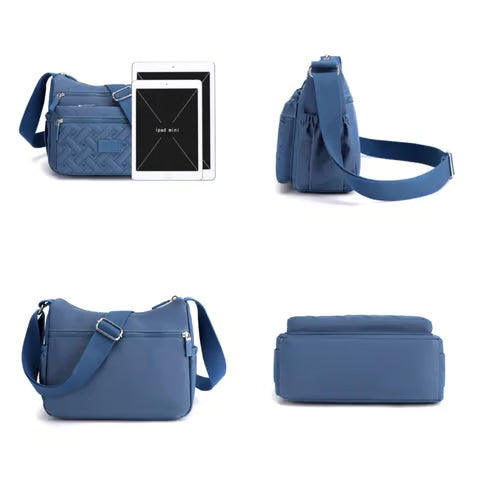 Nylon Shoulder Messenger Bag ~ Lightweight carryall for work, travel, and daily use.