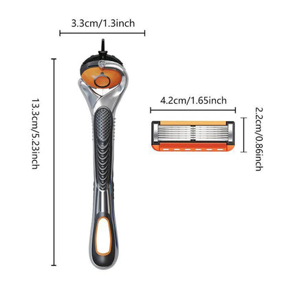 Men’s Razor Blade Replacement Set ~ Turn every morning into a barbershop-grade shave