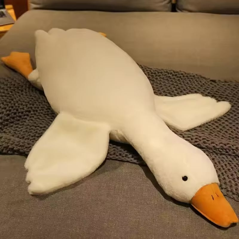 Giant Goose Plush ~ Whimsical cuddles and cozy relaxation in one-