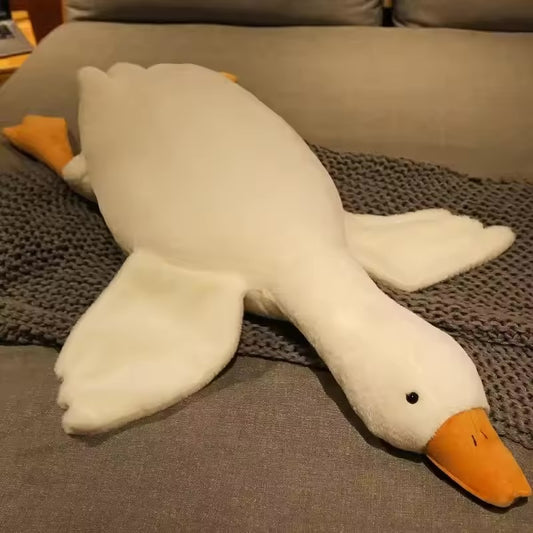Giant Goose Plush ~ Whimsical cuddles and cozy relaxation in one-