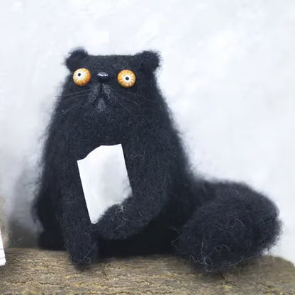“What Did I Just See?” Eyes Plush Cat ~ The internet’s favorite weird cat.