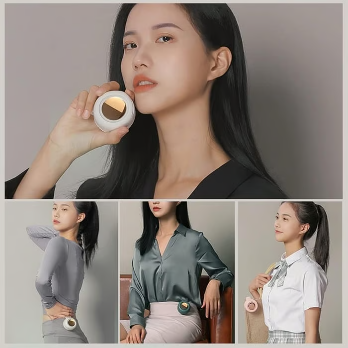 Portable Silent Mini Bladeless Electric Fan ~ Instant cooling relief, wherever you go