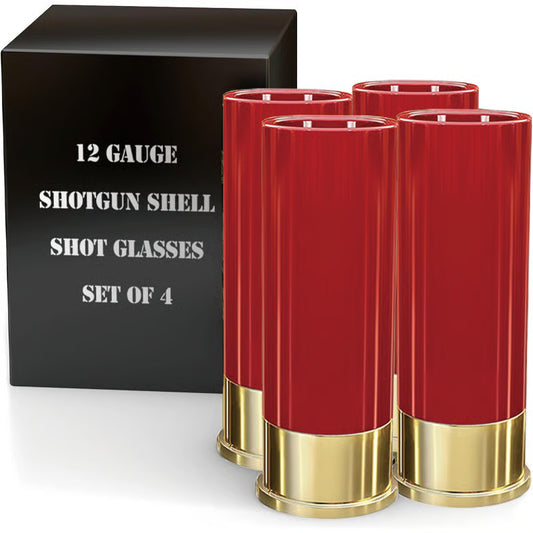 12-Gauge Shot Glass ~ Lock, load, and raise your spirits in style.