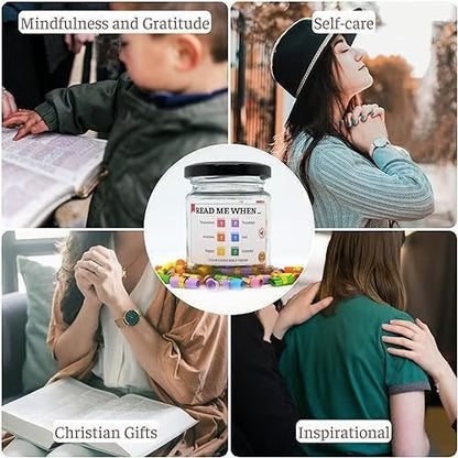 Bible Verses Jar ~ Daily reminders of God’s love, mercy, and grace.