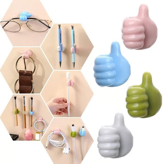 Thumbs Up Wall Hook ~ Tiny hook, big help for everyday clutter.