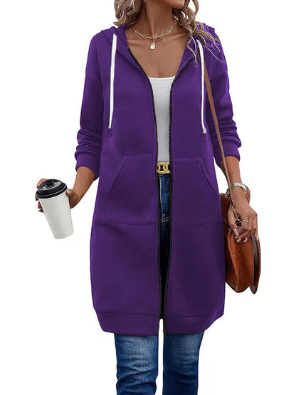 Casual Zip Up Fleece Hoodies ~ Soft warmth you’ll wear every day.