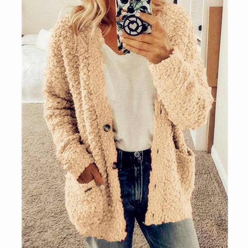 Casual Velvet Jacket ~ Cloud-soft warmth you’ll want to live in.