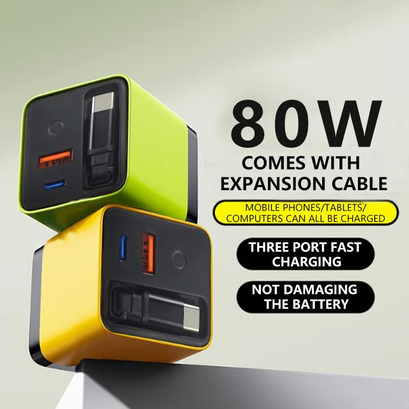 3-in-1 Retractable Charger ~ One Charger to Rule Them All.