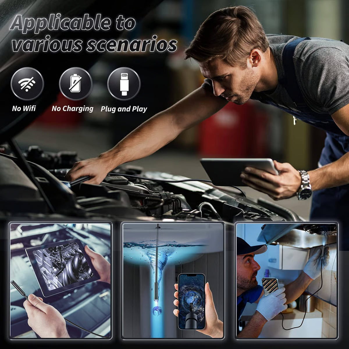 Plug-and-Play Endoscope Camera ~ See beyond what the eye can reach.