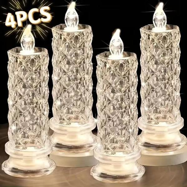 LED Crystal Candle Lights ~ Luxury ambience without the wax or mess.
