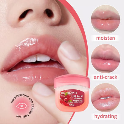 8Pcs Fruit Flavored Lip Care Set ~ Turn dry, cracked lips into glass-shine perfection.