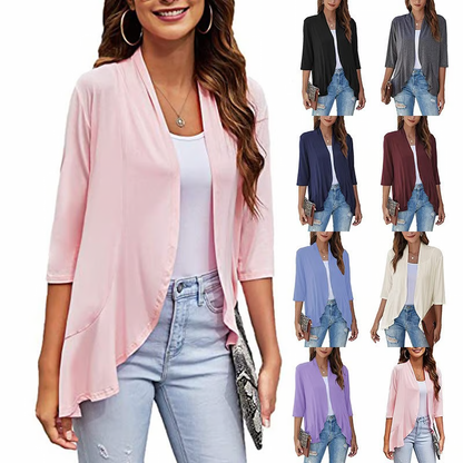 Lightweight Open Front Cardigans ~ Throw-on style that works for any outfit.
