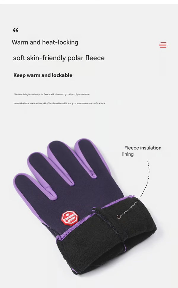 Thermal Winter Gloves ~ All-day warmth without the bulk