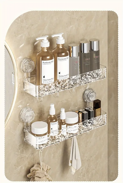 Corrugated Suction Cup Storage Holder ~ Instant storage with zero drilling or damage.