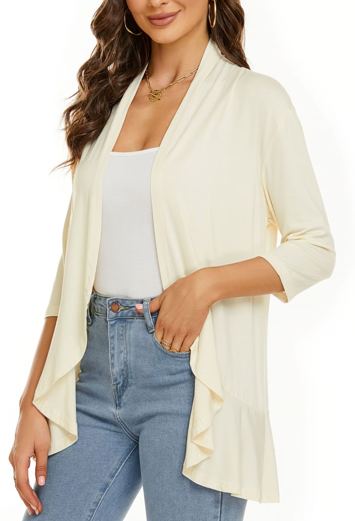 Lightweight Open Front Cardigans ~ Throw-on style that works for any outfit.