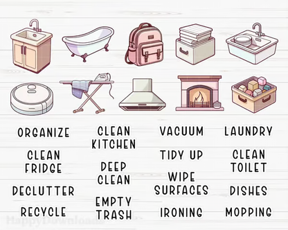 Cleaning & Organizing Toolkit ~ ADHD-focused system to simplify cleaning