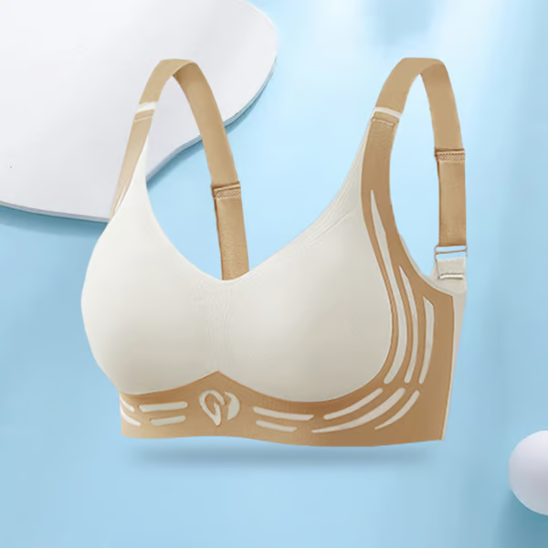 Super Gather Bra ~ Wire-free lift and shaping for all-day comfort.