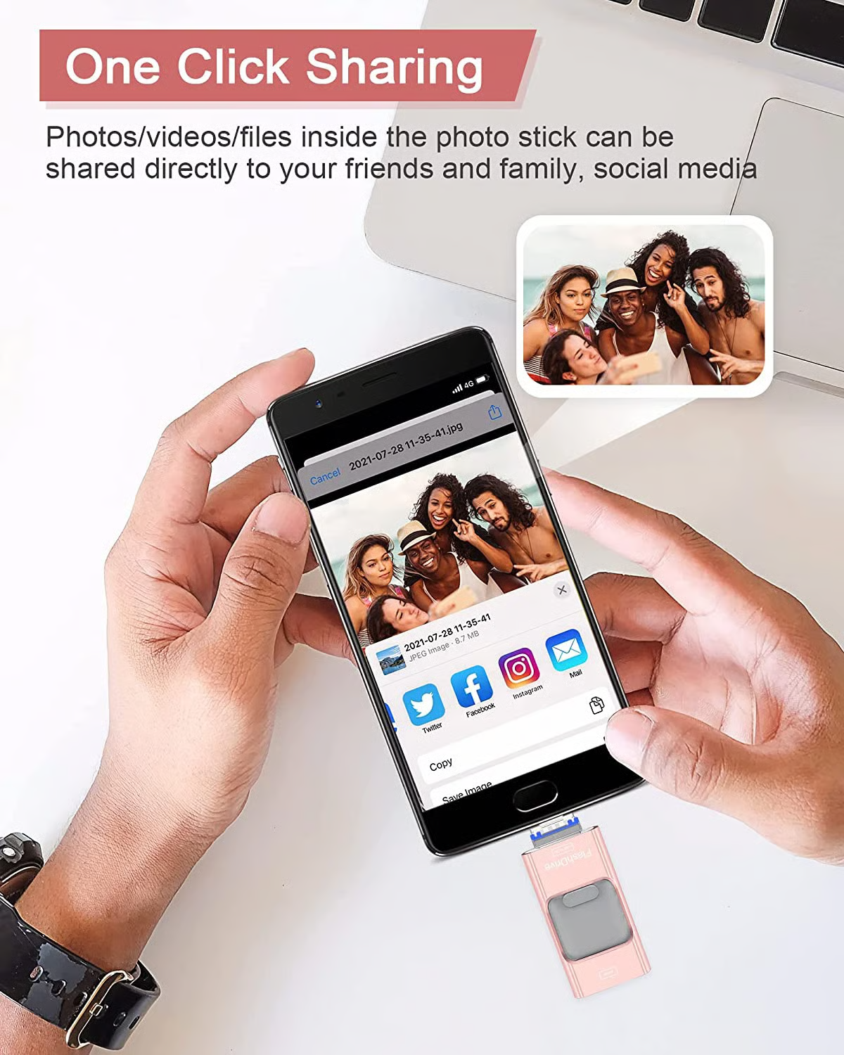 4 in 1 USB Flash Drive ~ The only flash drive you’ll ever need