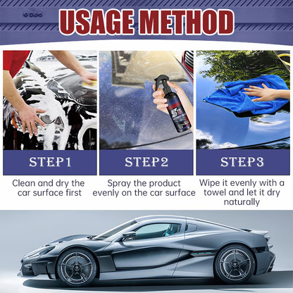 Car Restore Spray ~ Glossy, mirror-like finish in minutes.