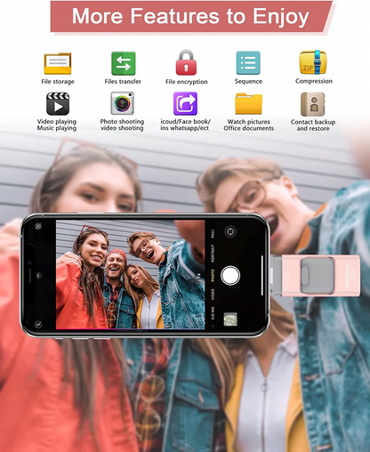 4 in 1 USB Flash Drive ~ The only flash drive you’ll ever need
