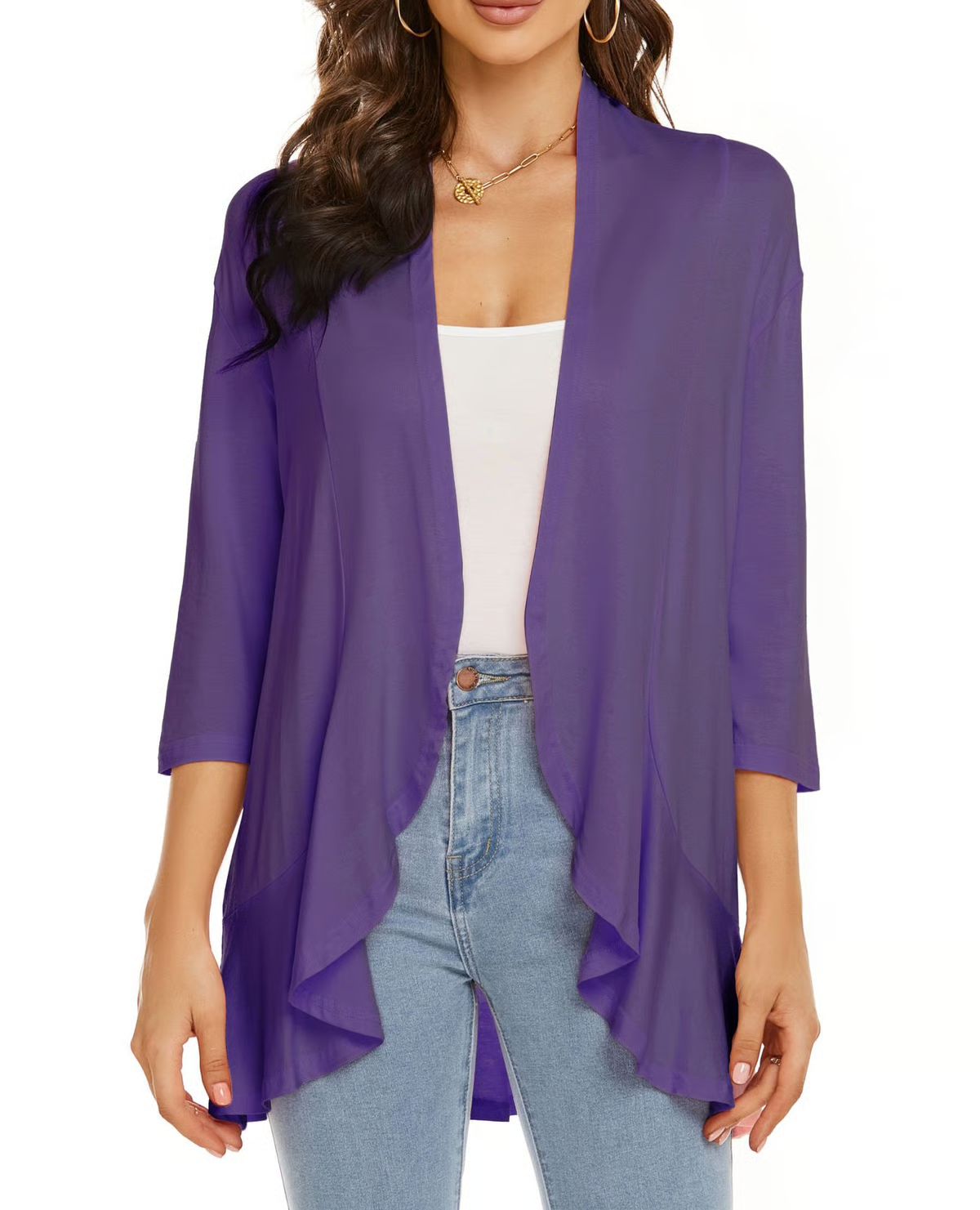 Lightweight Open Front Cardigans ~ Throw-on style that works for any outfit.