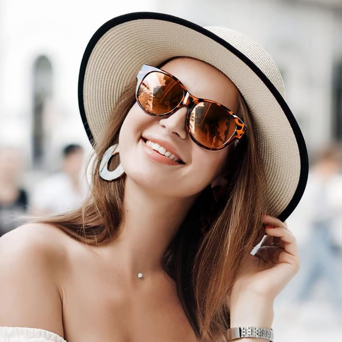 Cat Eye Polarized Sunglasses ~ Statement style with serious sun defense.