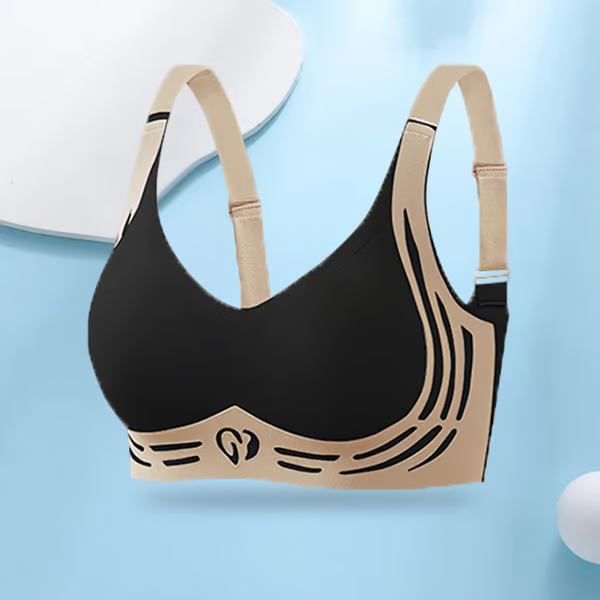 Super Gather Bra ~ Wire-free lift and shaping for all-day comfort.