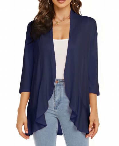 Lightweight Open Front Cardigans ~ Throw-on style that works for any outfit.