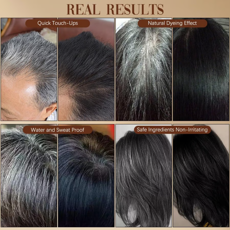 Portable Hair Dye Comb ~ Emergency Gray Hair Fix