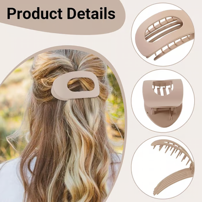 Solid Color Hair Clip ~ Lock in style without breakage or bulk.