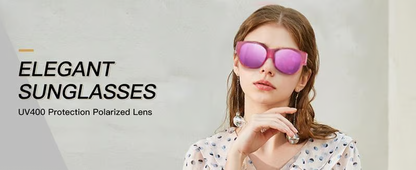 Cat Eye Polarized Sunglasses ~ Statement style with serious sun defense.