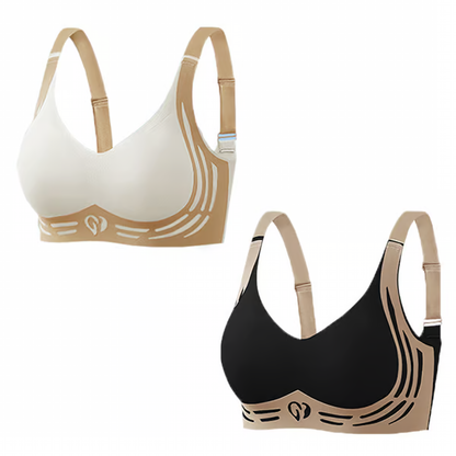 Super Gather Bra ~ Wire-free lift and shaping for all-day comfort.