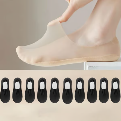 Invisible Breathable Socks ~ Stay-cool comfort that never slips.
