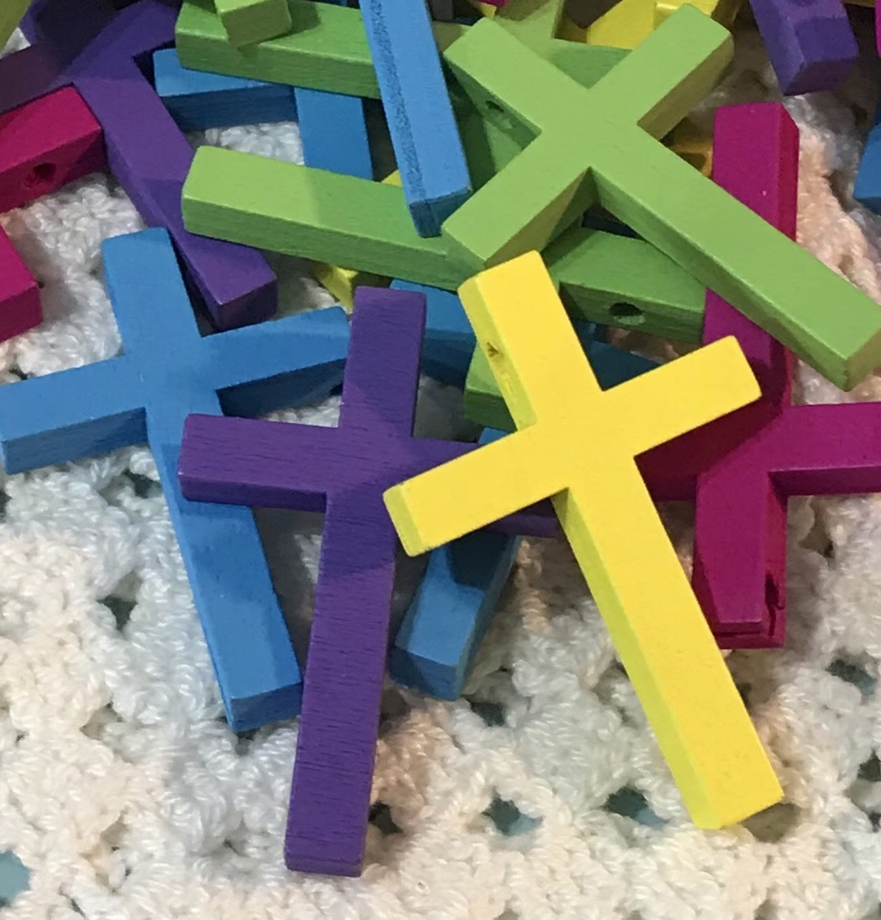 Prayer Quilt with Cross Inside ~ A handheld reminder of faith and comfort