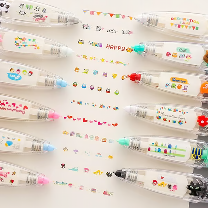 Cute Animals Decorative Pen ~ Instantly decorate notebooks, planners, and more.