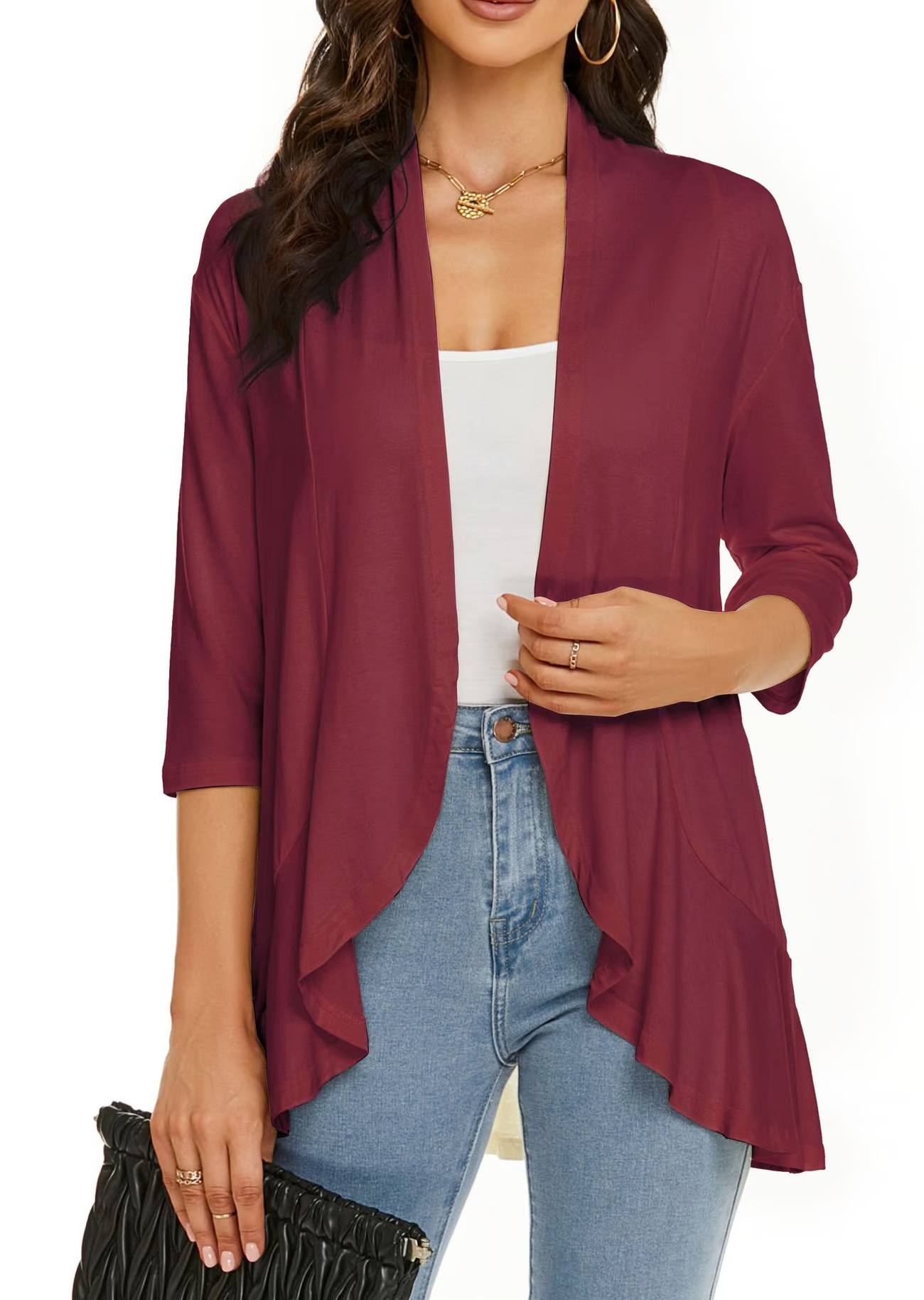 Lightweight Open Front Cardigans ~ Throw-on style that works for any outfit.