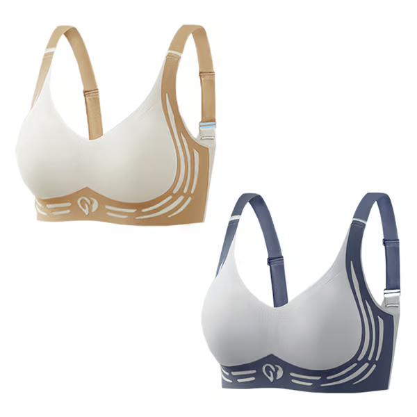 Super Gather Bra ~ Wire-free lift and shaping for all-day comfort.