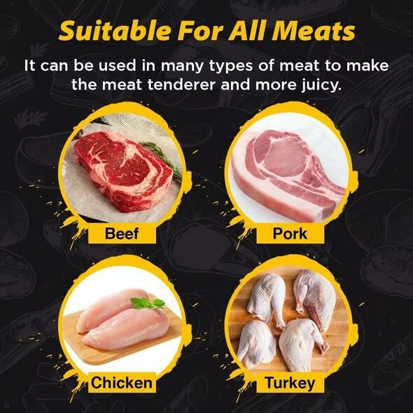 Stainless Steel Meat Tenderizer ~ Turn any cut into a steakhouse-quality bite