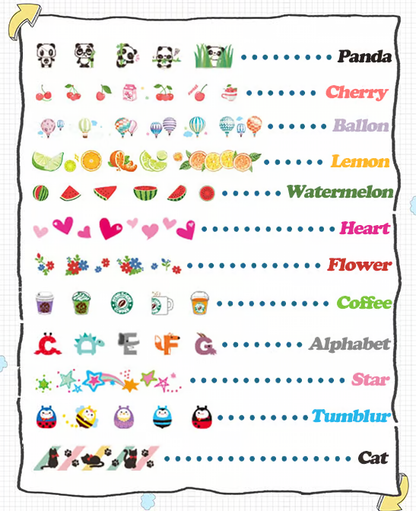 Cute Animals Decorative Pen ~ Instantly decorate notebooks, planners, and more.