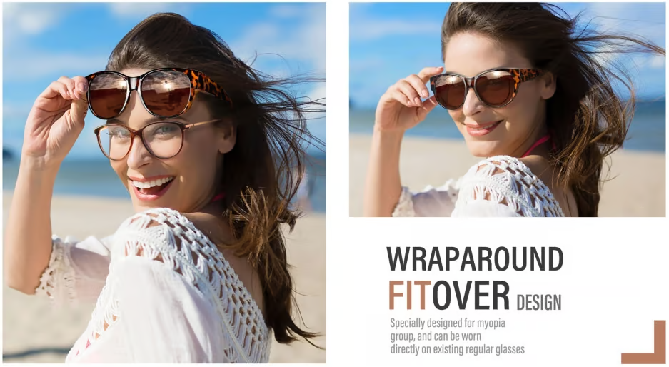 Cat Eye Polarized Sunglasses ~ Statement style with serious sun defense.