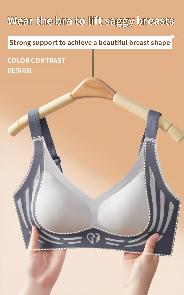 Super Gather Bra ~ Wire-free lift and shaping for all-day comfort.