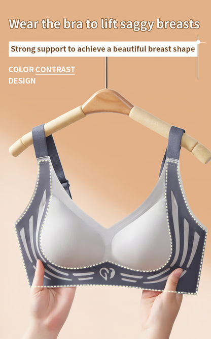 Super Gather Bra ~ Wire-free lift and shaping for all-day comfort.