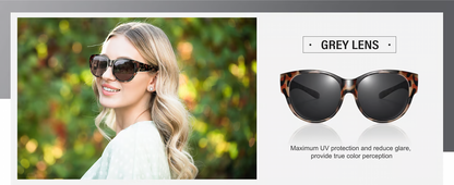 Cat Eye Polarized Sunglasses ~ Statement style with serious sun defense.