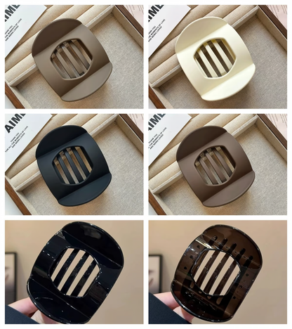 Solid Color Hair Clip ~ Lock in style without breakage or bulk.