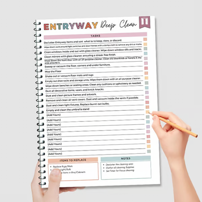 Cleaning & Organizing Toolkit ~ ADHD-focused system to simplify cleaning